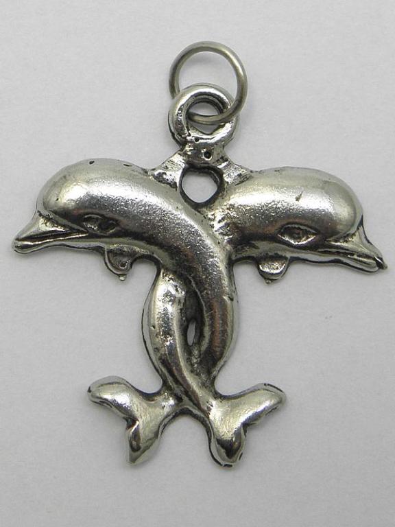 Prívesok - náhrdelník Delfíny