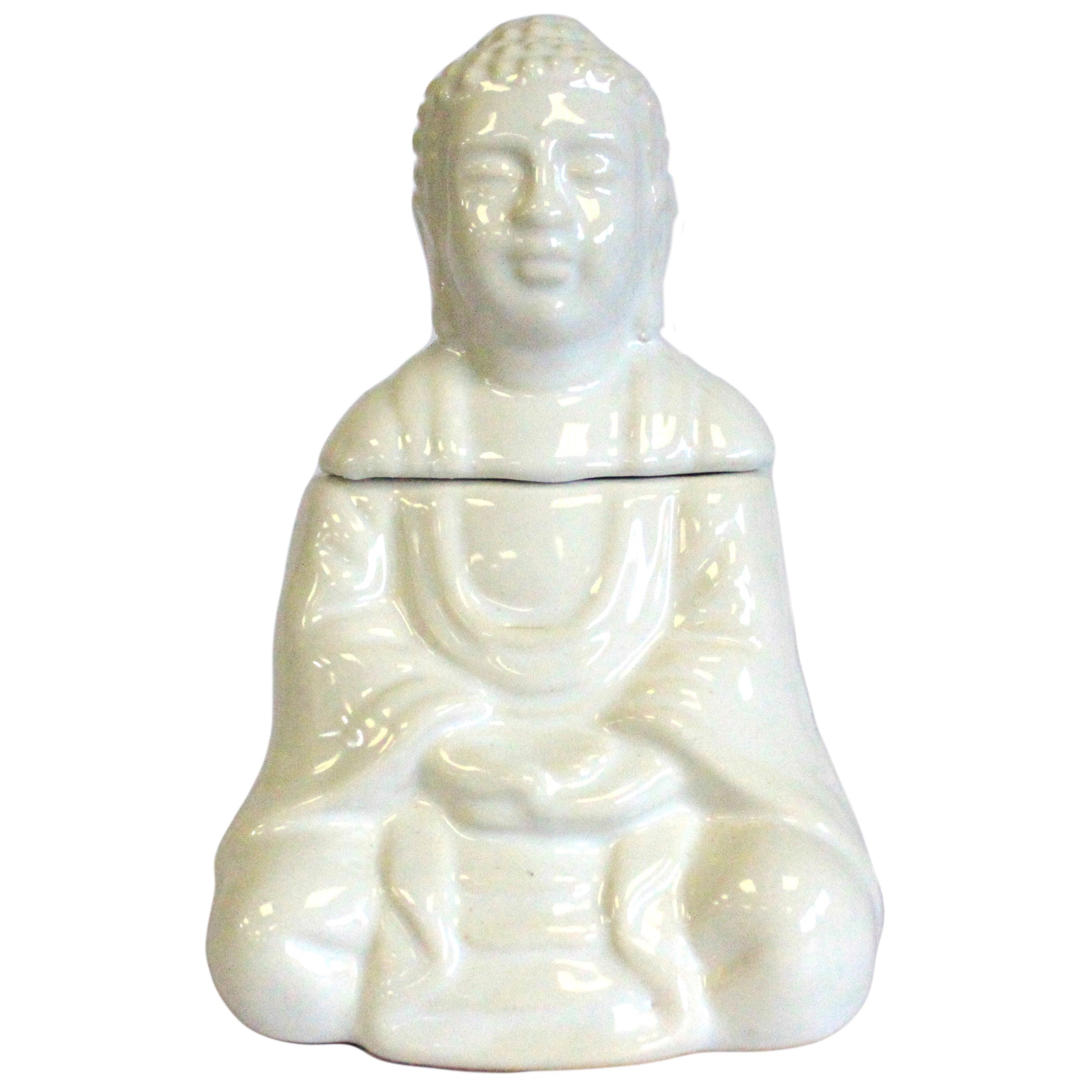 Vonná lampa Budha biela