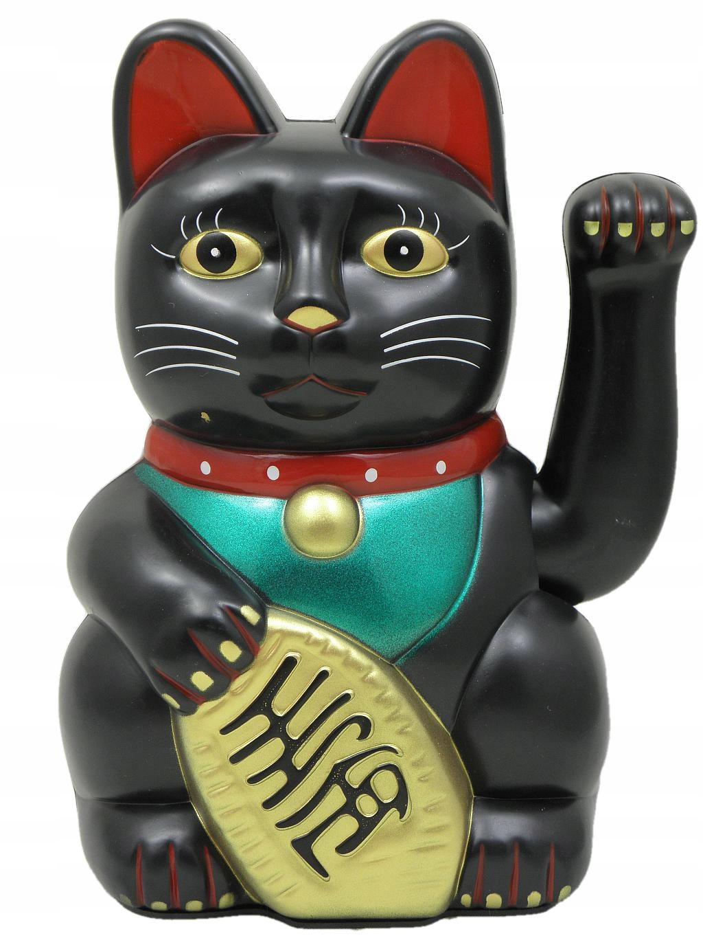 Mačka Maneki Neko čierna 