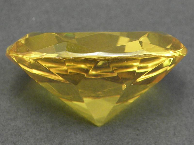 Krištáľový diamant  žltý