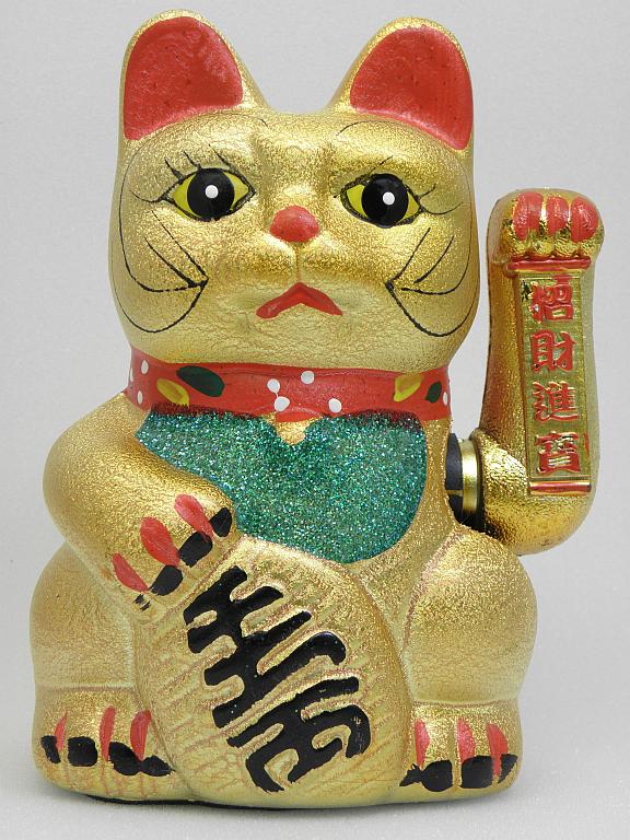 Mačka Maneki Neko II. - 2 akosť